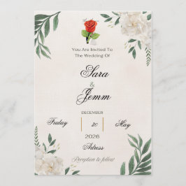 Invitación de Boda