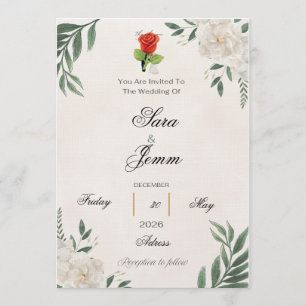 Invitación de Boda