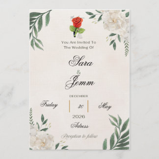 Invitación de Boda