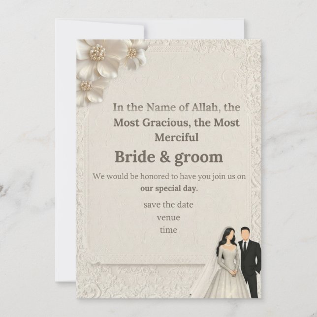 invitación de boda (Anverso)