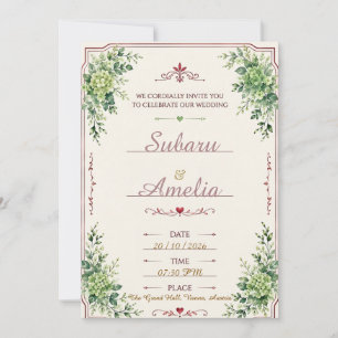 invitación de boda