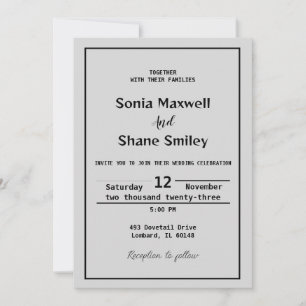 invitación de boda