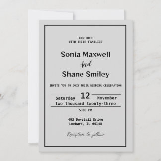 invitación de boda