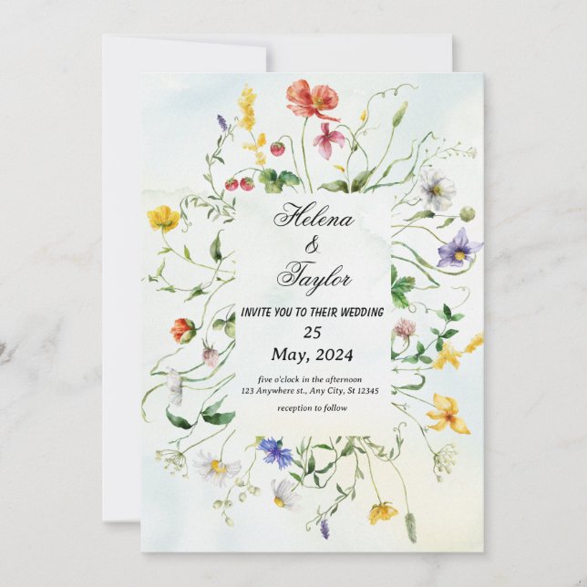 invitación de boda (Anverso)