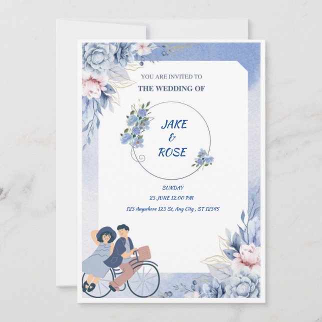 invitación de boda (Anverso)