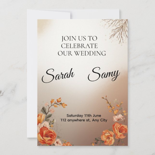 Invitación de Boda (Anverso)