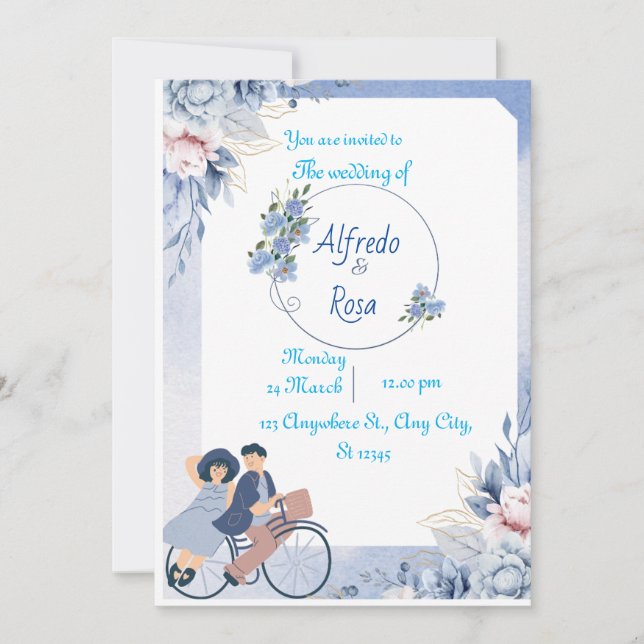 invitación de boda (Anverso)