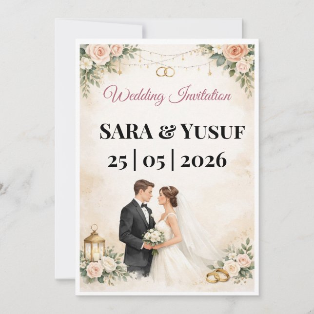 Invitación de Boda (Anverso)