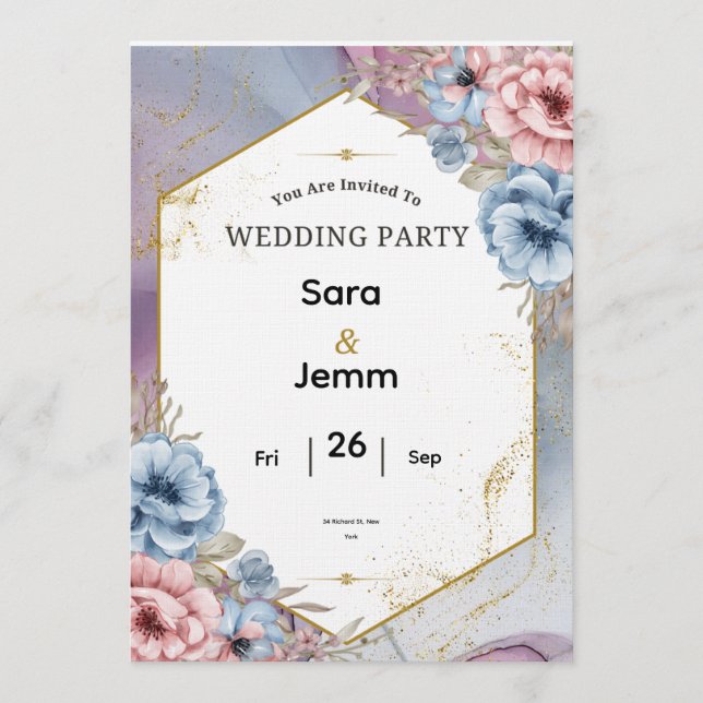 Invitación de Boda (Anverso)