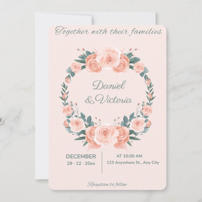 Invitación de Boda (Anverso)