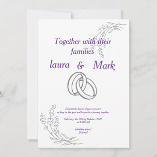 invitación de boda