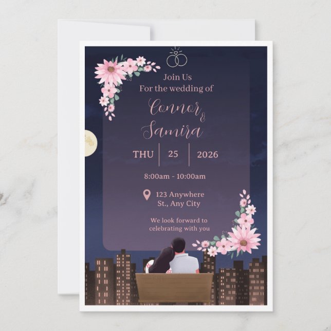 Invitación de boda (Anverso)