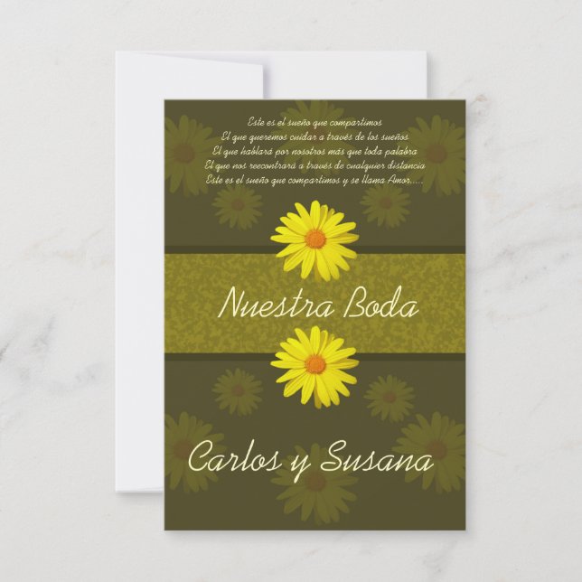 Invitación de Boda (Anverso)