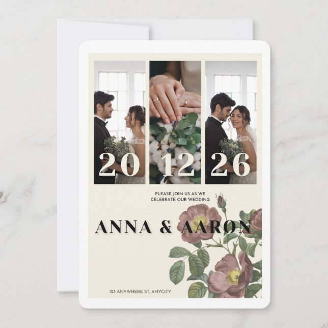 Invitación de boda (Anverso)