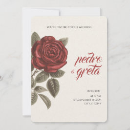 invitación de boda