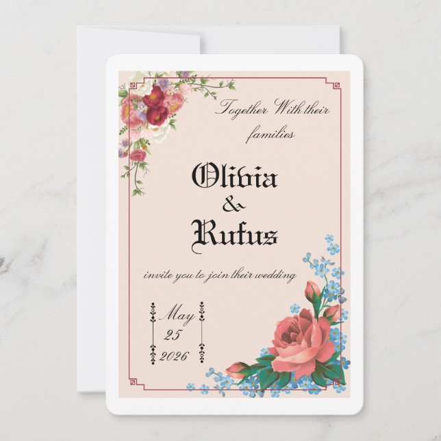 Invitación de Boda (Anverso)