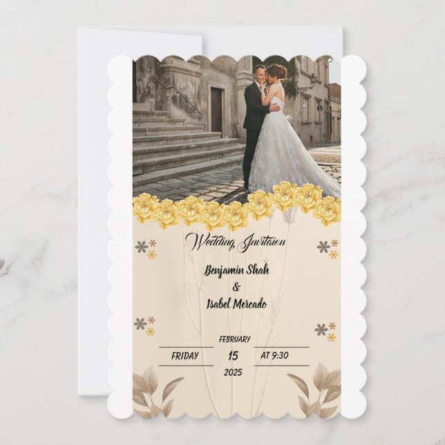 invitación de boda (Anverso)