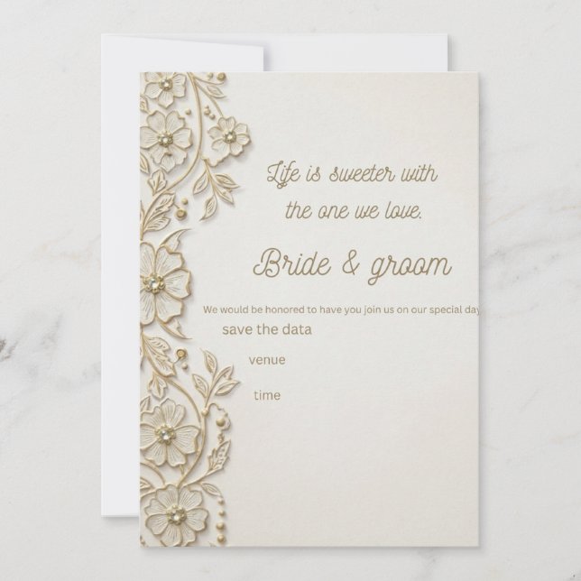 invitación de boda (Anverso)