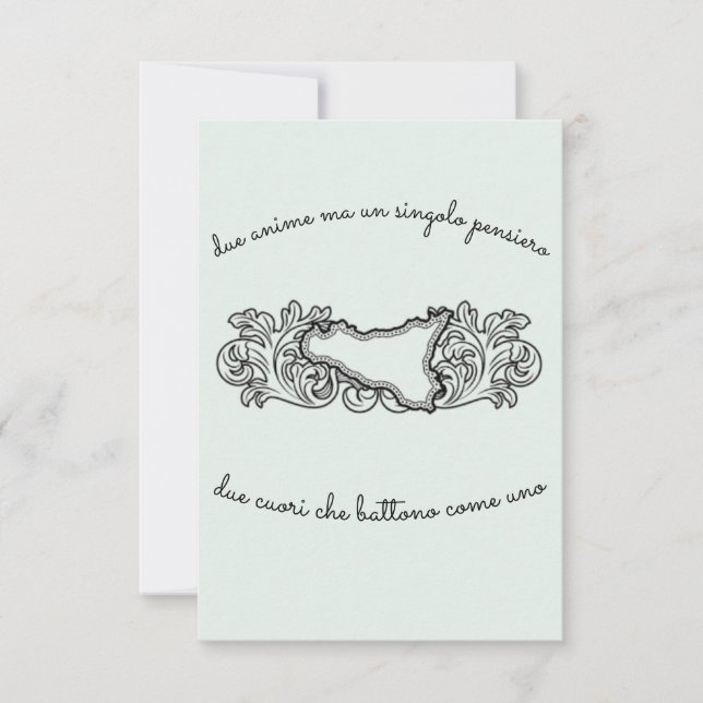 Invitación de boda (Anverso)