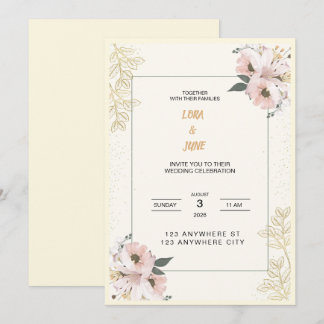Invitación de boda