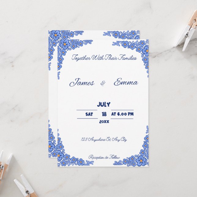 Invitación de Boda (Anverso/Reverso In Situ)