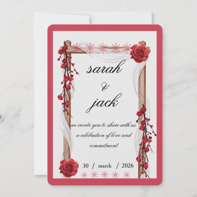 Invitación de Boda (Anverso)