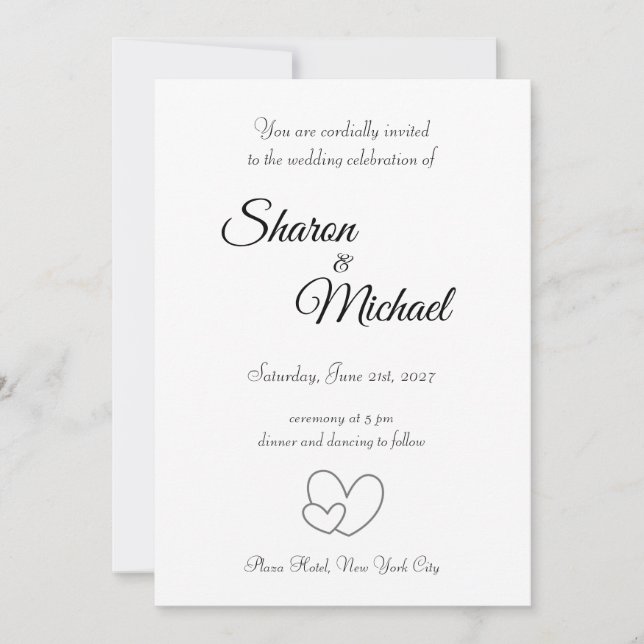 Invitación de Boda (Anverso)