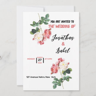 invitación de boda