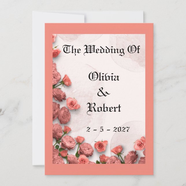 invitación de boda (Anverso)
