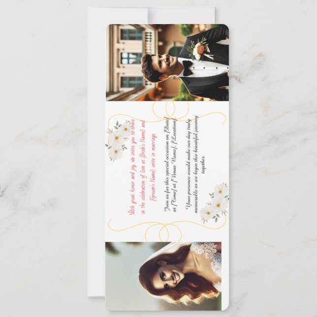 invitación de boda (Anverso)