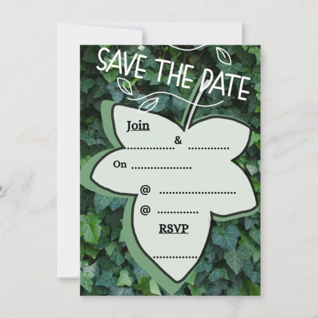 Invitación de boda (Anverso)