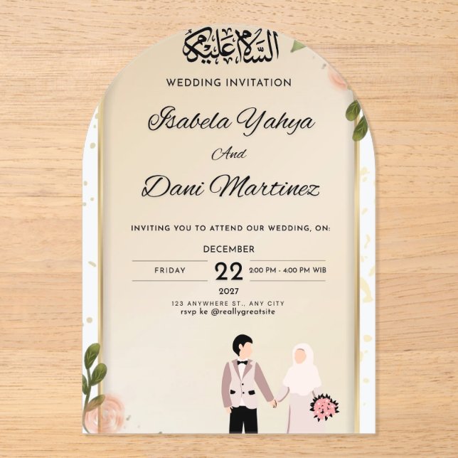 invitación de boda (Anverso)