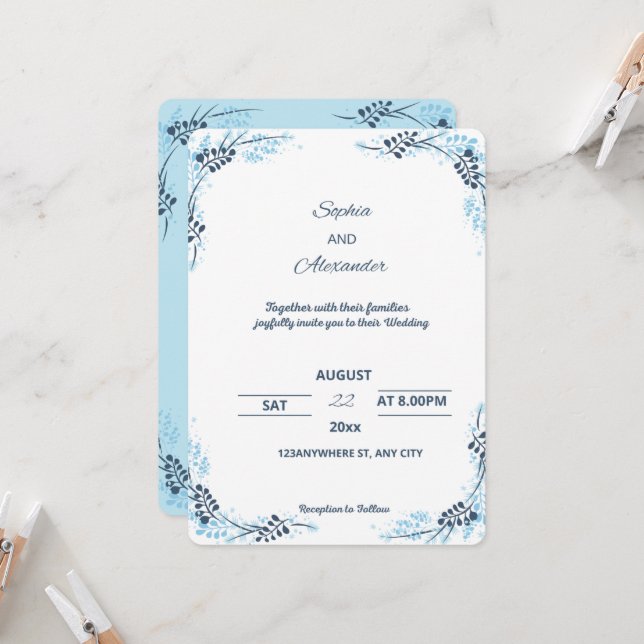 Invitación de Boda (Anverso/Reverso In Situ)