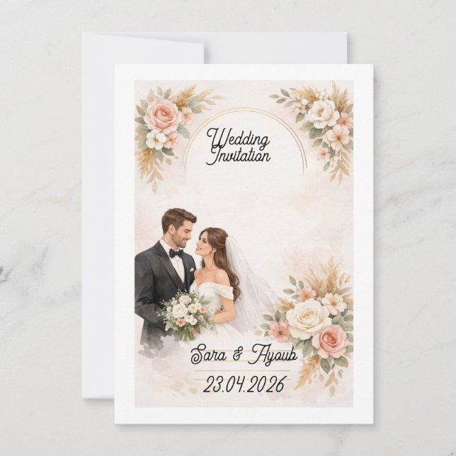 invitación de boda (Anverso)