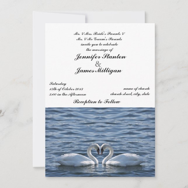 invitación de boda (Anverso)