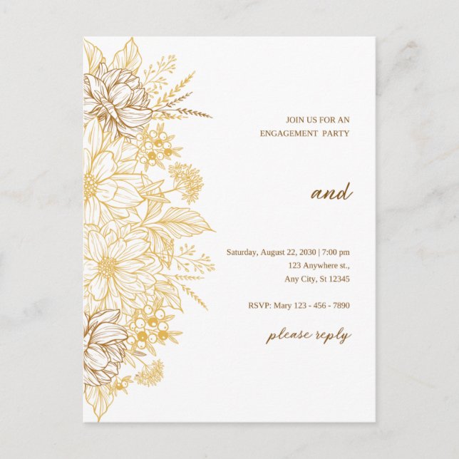 invitación de boda (Anverso)