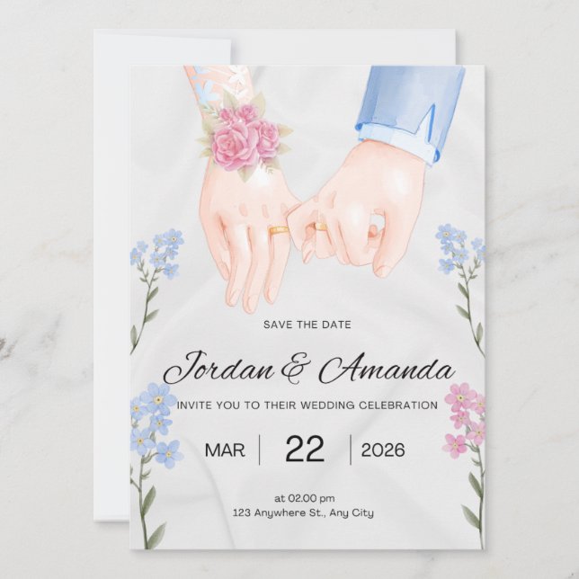 Invitación de Boda (Anverso)