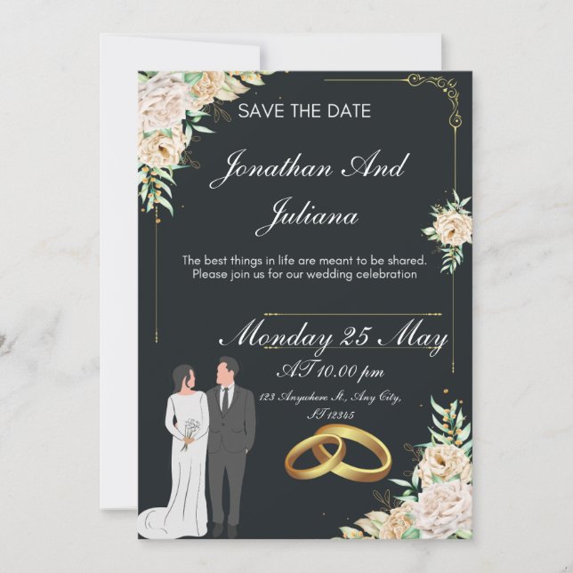 Invitación de Boda (Anverso)