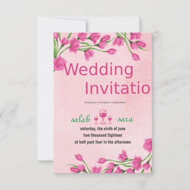 invitación de boda (Anverso)
