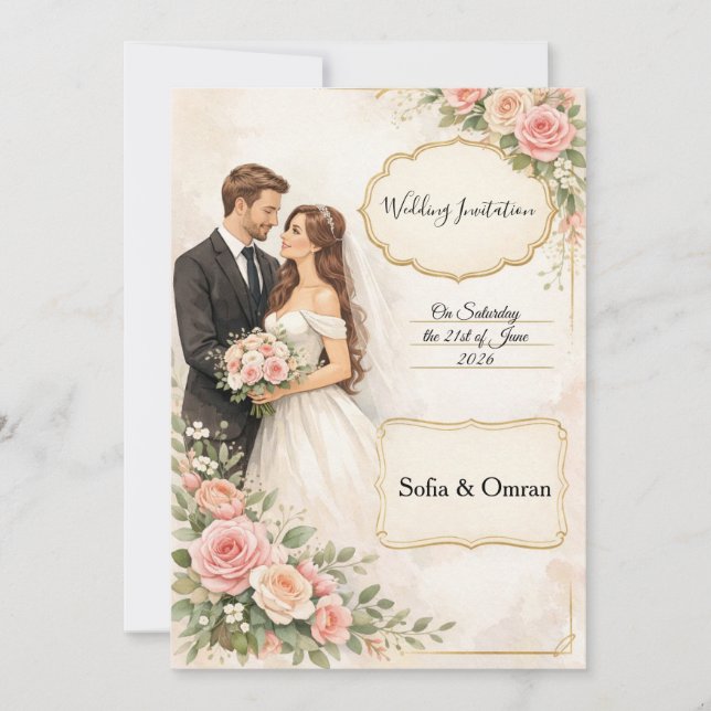 Invitación de Boda (Anverso)