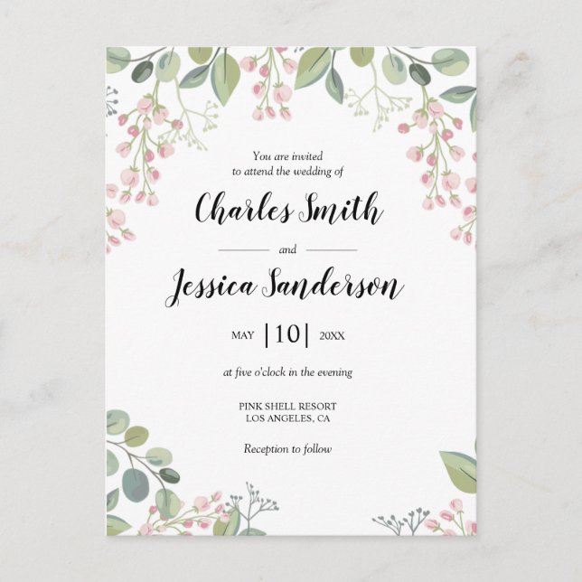 Invitación de Boda (Anverso)