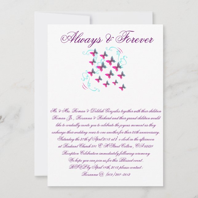  Invitación de boda (Anverso)