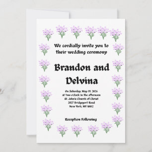 Invitación de boda