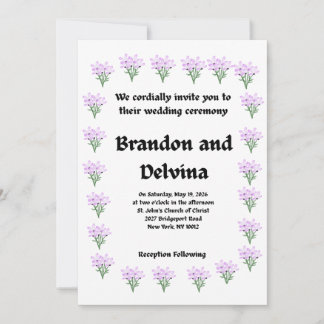 Invitación de boda