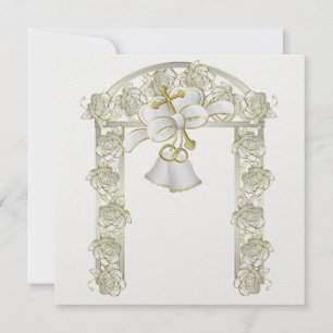 Invitación de boda 5.25" x 5.25"