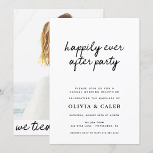 Invitación de boda a la Fiesta Felices para Siempr