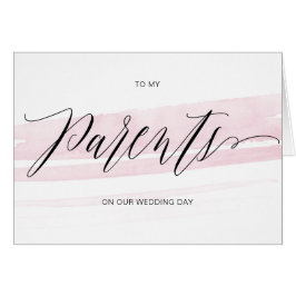 Invitación de boda a los padres, elegantes,