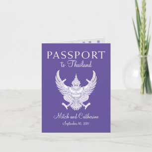 Invitación de boda a Tailandia