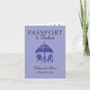 Invitación de boda a Tailandia