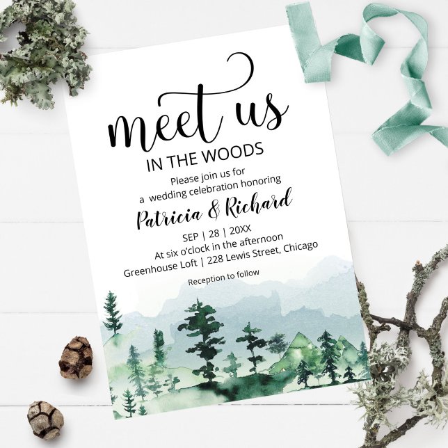Invitación de boda al aire libre Nos vemos en el b (Subido por el creador)